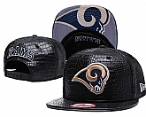 Rams Fresh Logo Black Adjustable Hat GS(1),baseball caps,new era cap wholesale,wholesale hats